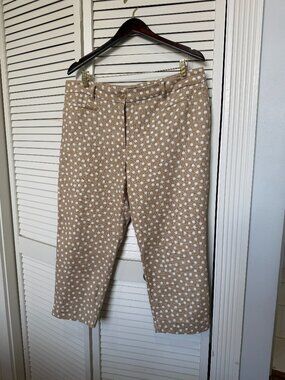 Ann Taylor 16P Cropped Polka Dot Pant - Matching Top Available